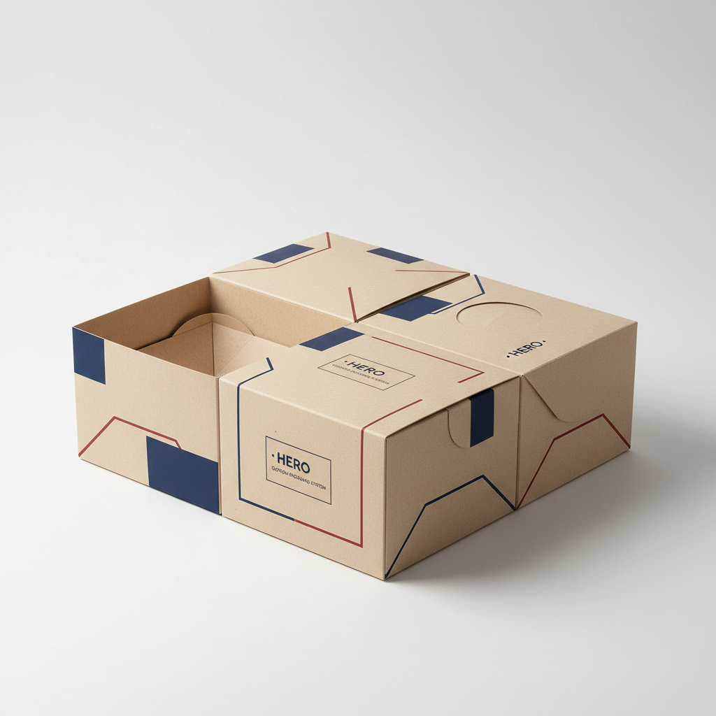 HERO · custom packaging system