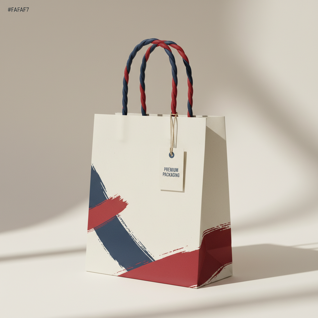 Twisted-Handle Bag