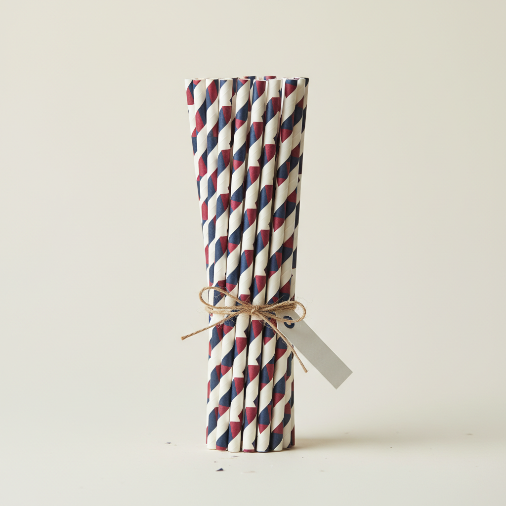 HERO · printed paper straws bundle