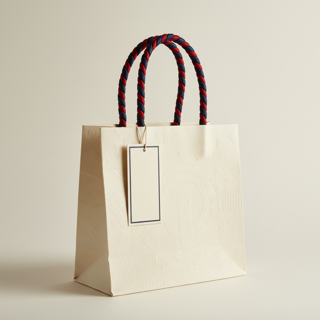 Twisted-handle bag